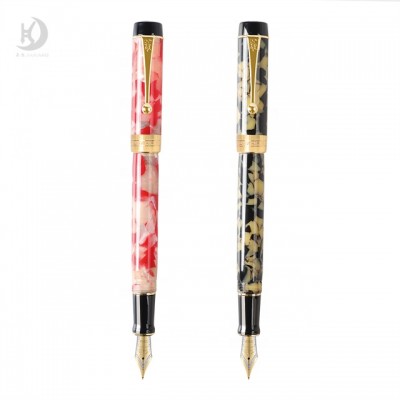 Q-29 High end business gift new design full acrylic fountain pen smoothing writing calligraphy pen