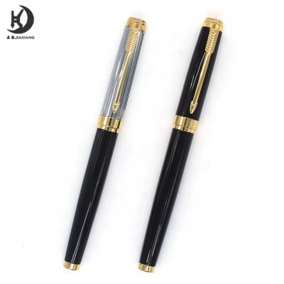 G137 Gold clip  wholesale metal roller pen with custom logo office supply