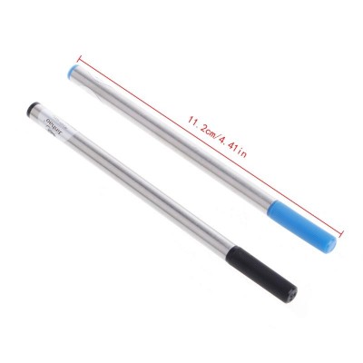 BL-19 Custom logo Roller Ball Rollerball Pen Refill Cartridge Blue Black Ink 0.5mm 0.7mm refills for ballpoint pens