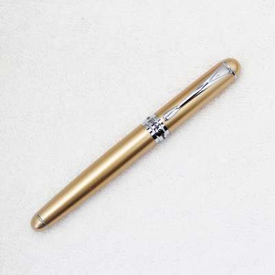 Jinhao Branded Model 750 Gold Plating Pens High Quality Smooth Writing Laser Engraving Logo Metal Golden Roller Pen